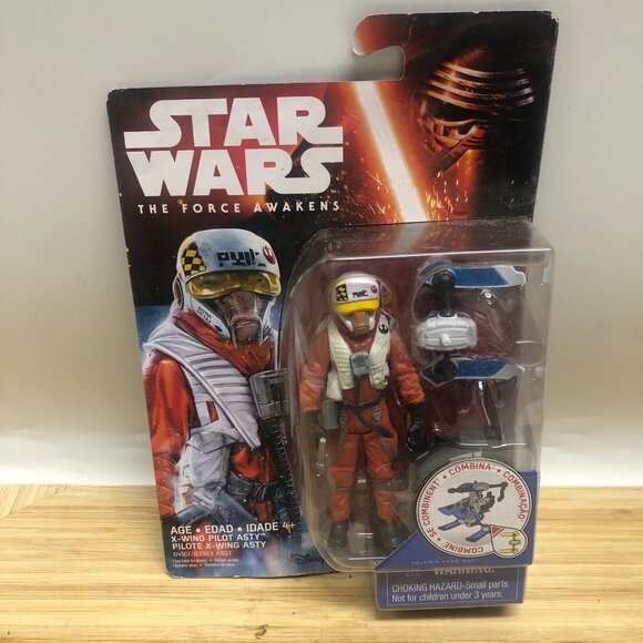Hasbro - Star Wars The Force Awakens: X-Wing Pilot Asty 3.75" Figure NEW - Picture 1 of 4